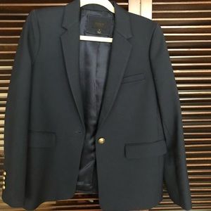 J Crew Blue Wool Blazer